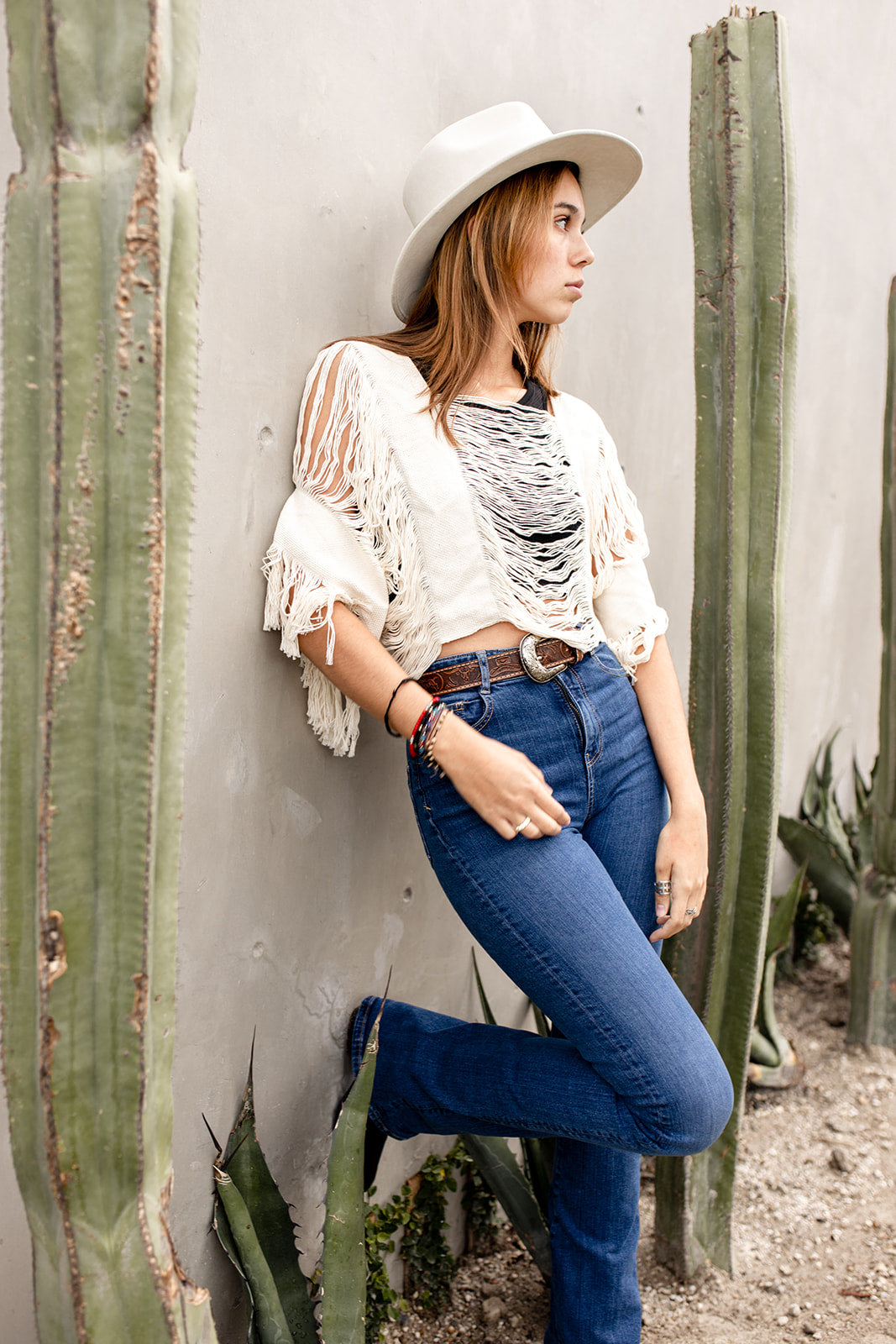 Blusa Corta Beige