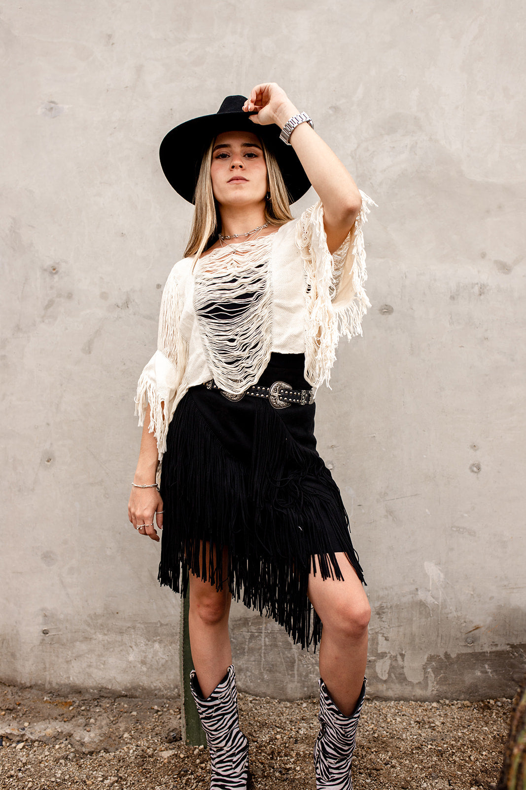 Blusa Corta Beige